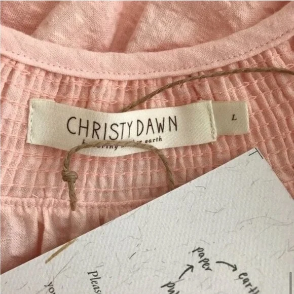 Christy Dawn “The Goldie” Dress, Petal Lace Pink Meadows Farm - Picture 5 of 5